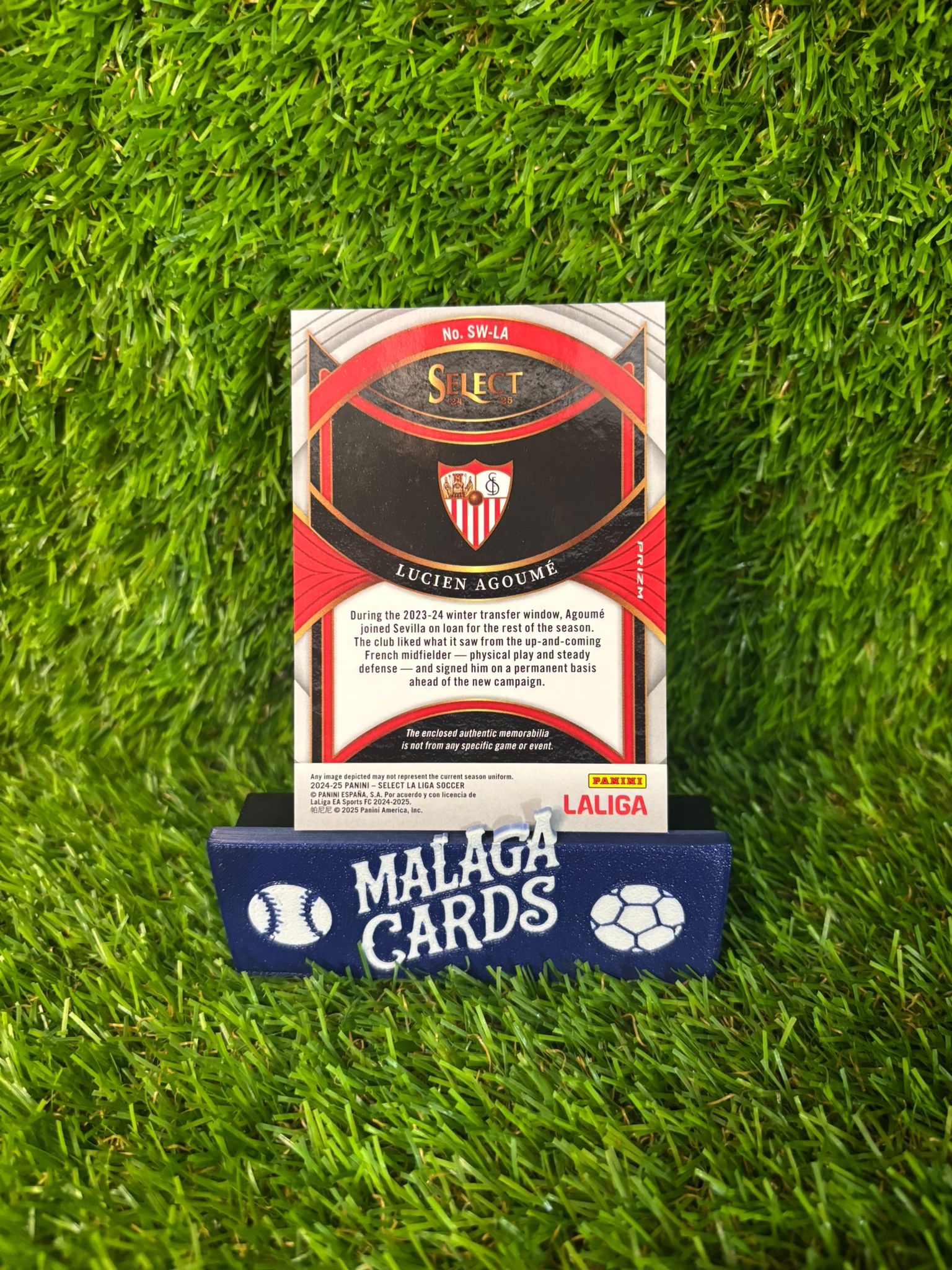 Lucien Agoumé - Panini Select LaLiga 2024-25 - Patch - Imagen 2