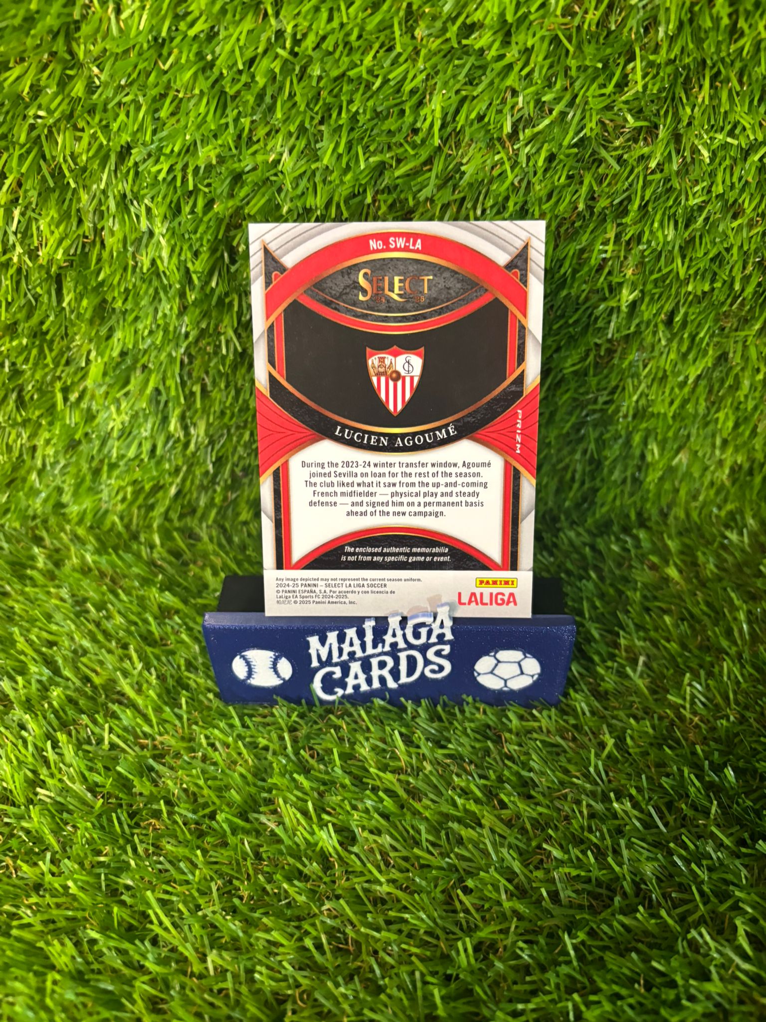 Lucien Agoumé - Panini Select LaLiga 2024-25 - Patch - Imagen 4