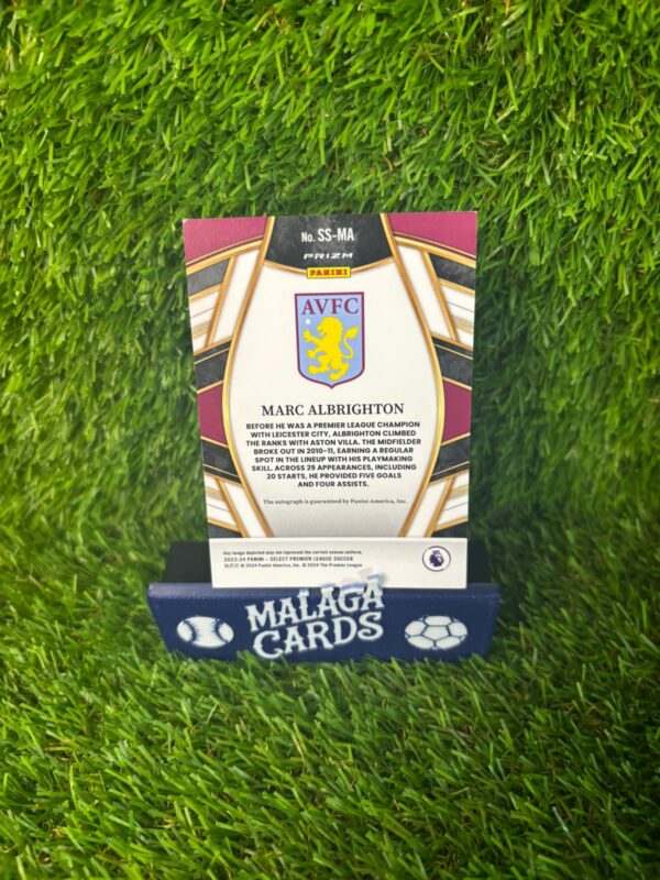 Marc Albrighton - Panini Select FIFA 2023-2024 - Cromo Autografiado - Imagen 4
