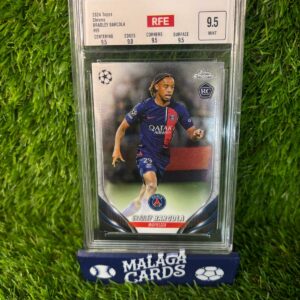 Bradley Barcola - Topps Chrome 2024 - Gradeado 9.5