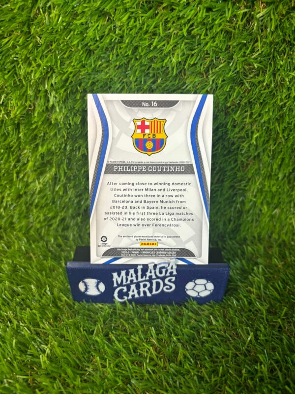 Philippe Coutinho - Panini Certified 2020-2021 - Patch /299 - Imagen 2