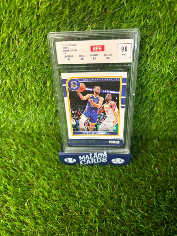 Stephen Curry - Panini Hoops 2024-25 - Base (Gradeada RFE 9.0) - Imagen 3