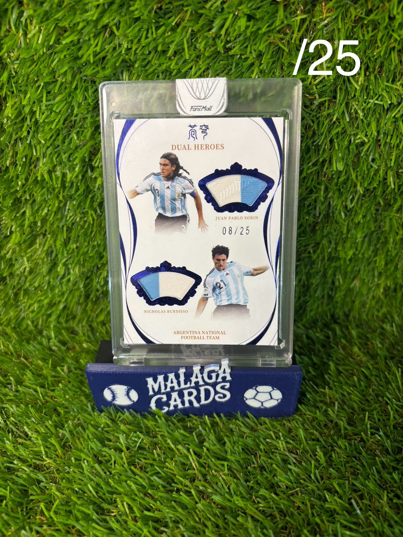 Juan Pablo Sorín & Nicolás Burdisso - FansMall Argentina 2022 - Dual Patch /25