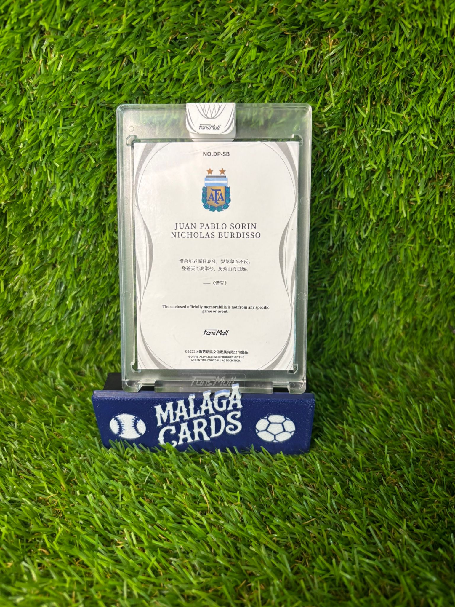 Juan Pablo Sorín & Nicolás Burdisso - FansMall Argentina 2022 - Dual Patch /25 - Imagen 2