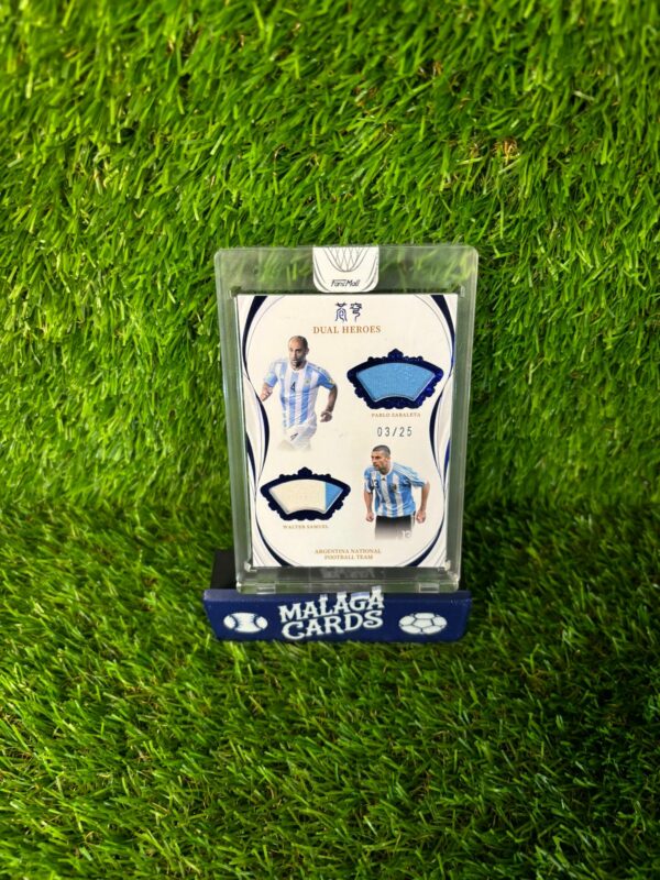 Pablo Zabaleta & Walter Samuel - FansMall Argentina 2022 - Patch /25 - Imagen 3