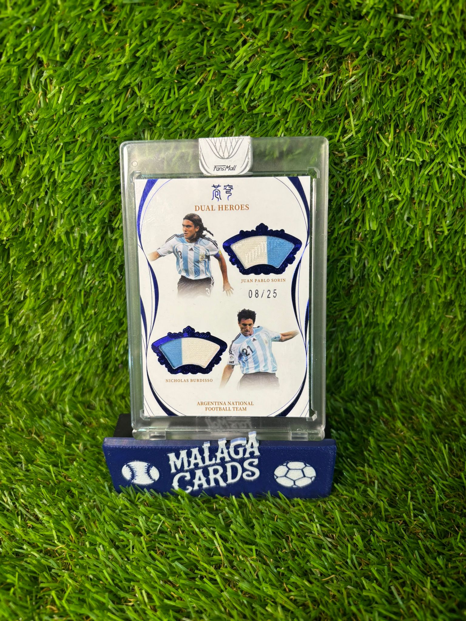 Juan Pablo Sorín & Nicolás Burdisso - FansMall Argentina 2022 - Dual Patch /25 - Imagen 3