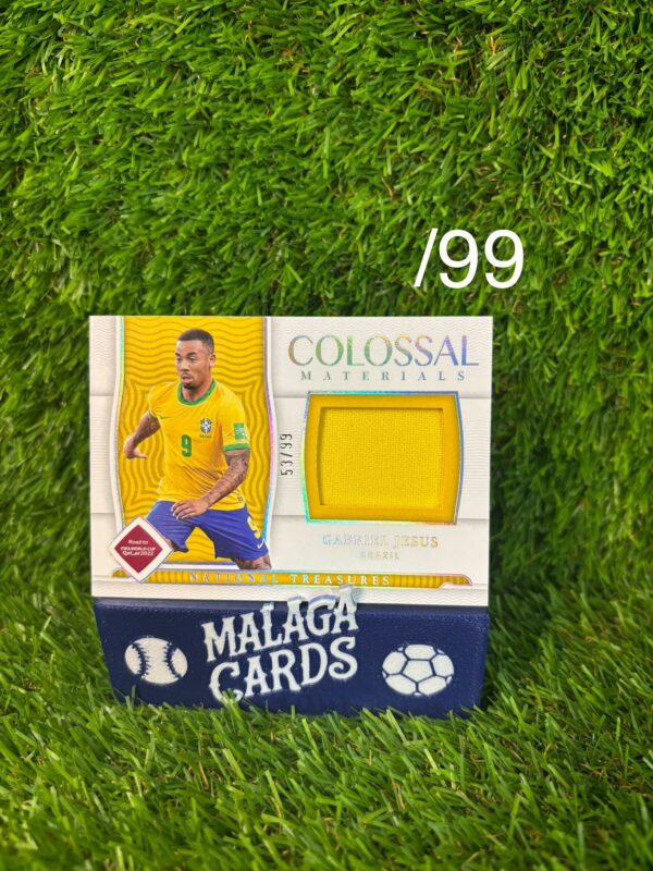 Gabriel Jesus /99 - National Treasures 2022 - Patch Brasil