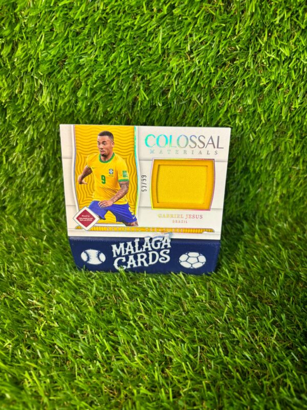 Gabriel Jesus /99 - National Treasures 2022 - Patch Brasil - Imagen 3