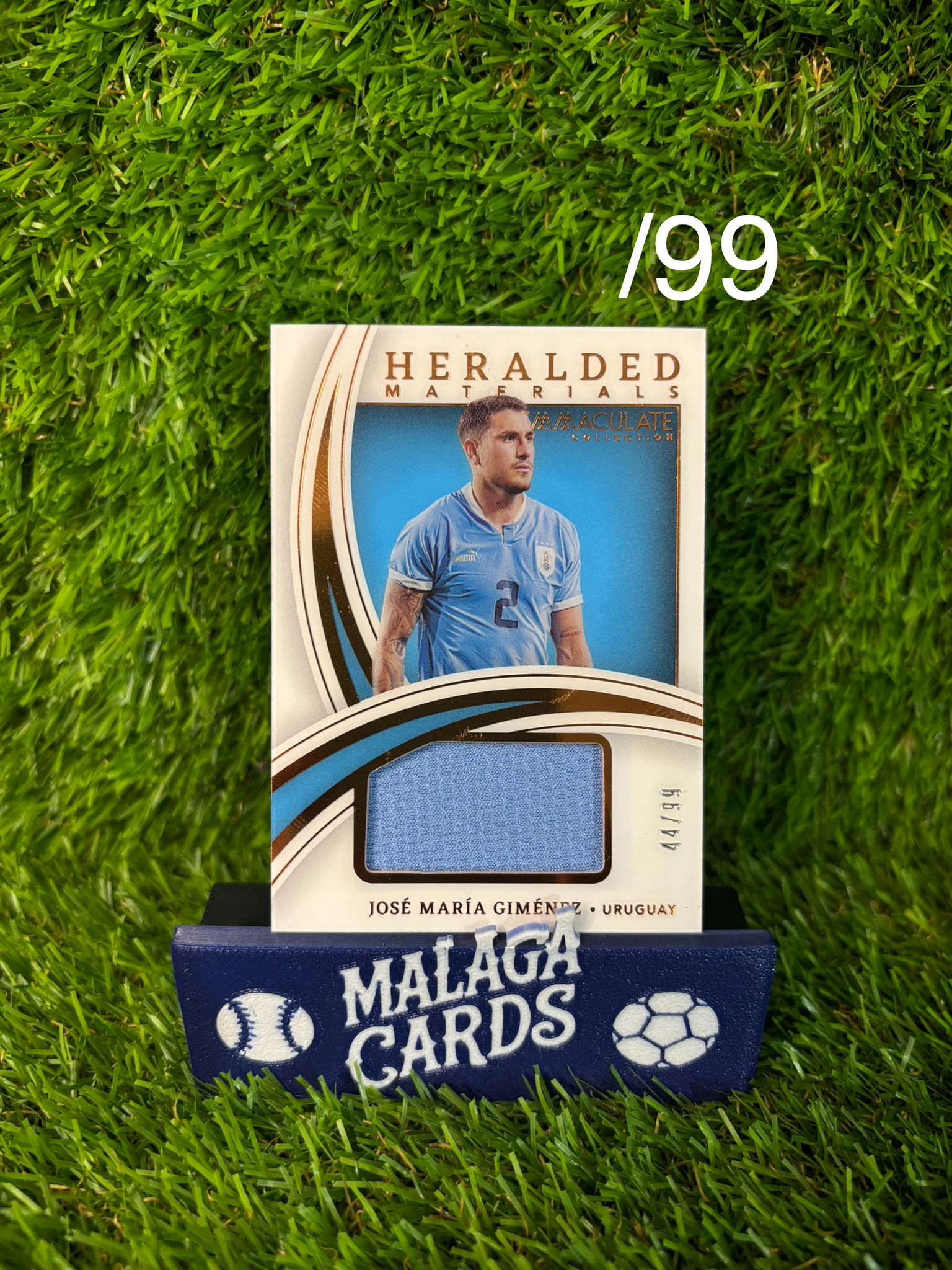 José María Giménez - Panini Immaculate 2022-2023 - Patch /99