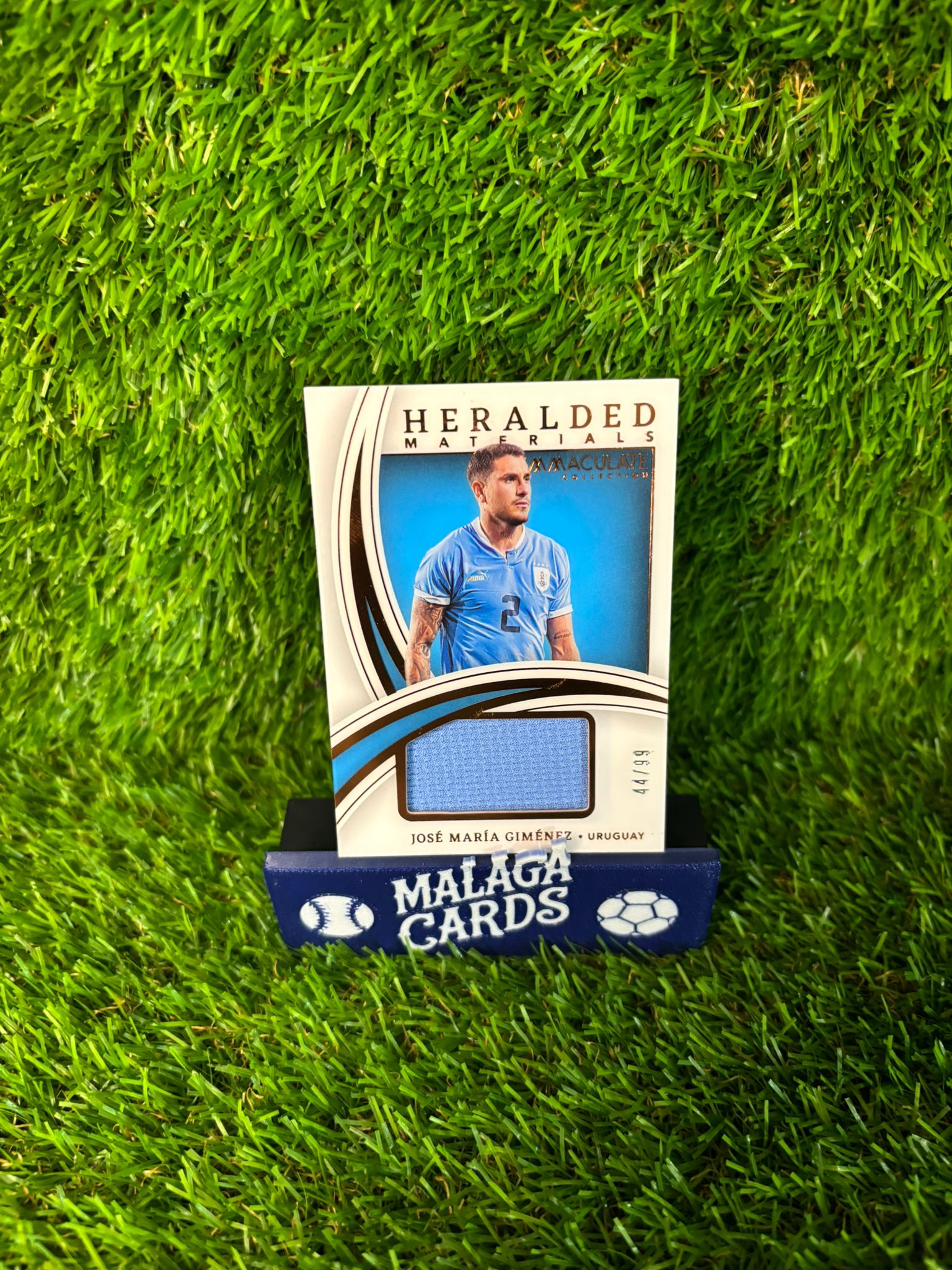 José María Giménez - Panini Immaculate 2022-2023 - Patch /99 - Imagen 3