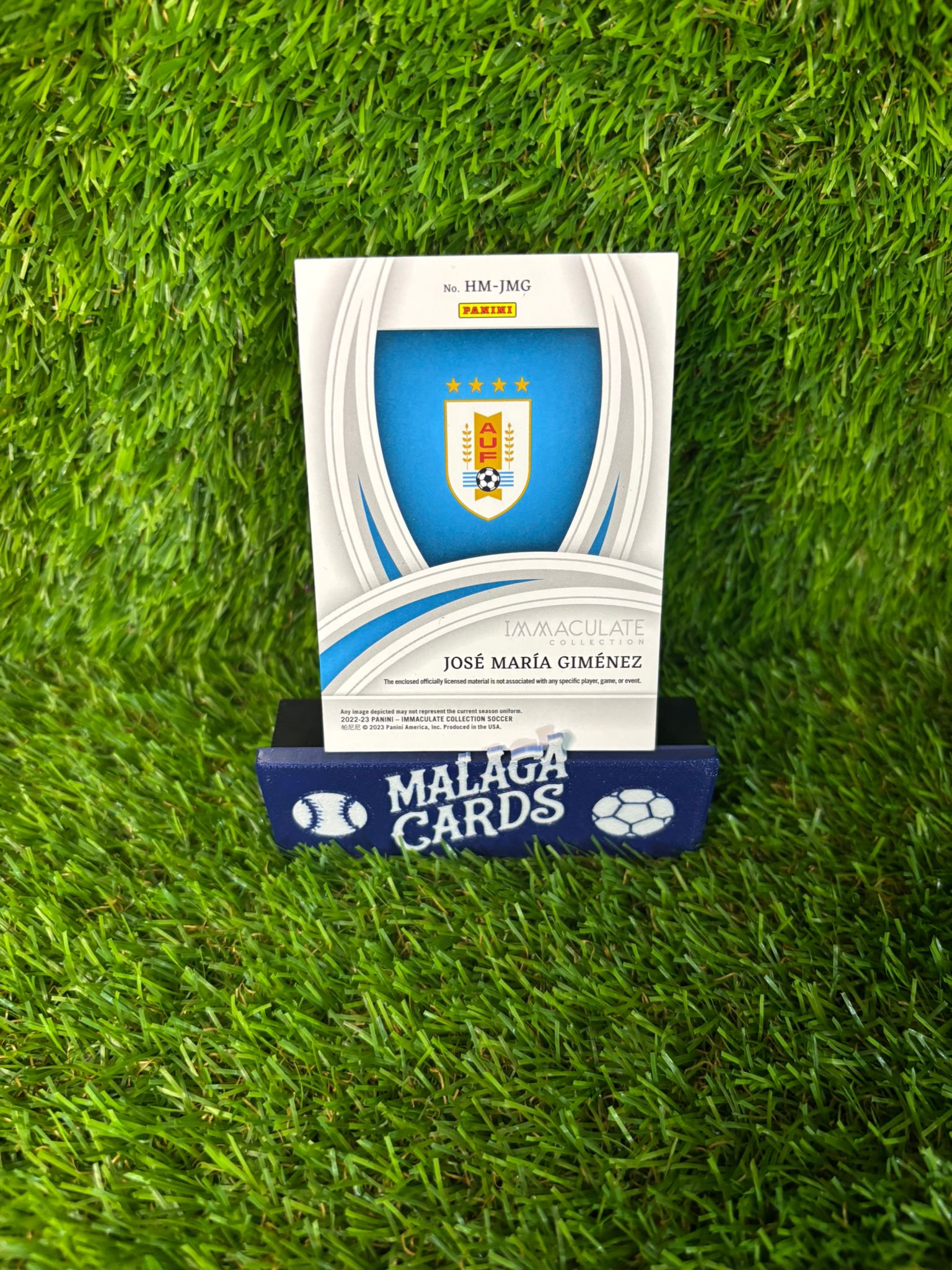 José María Giménez - Panini Immaculate 2022-2023 - Patch /99 - Imagen 4