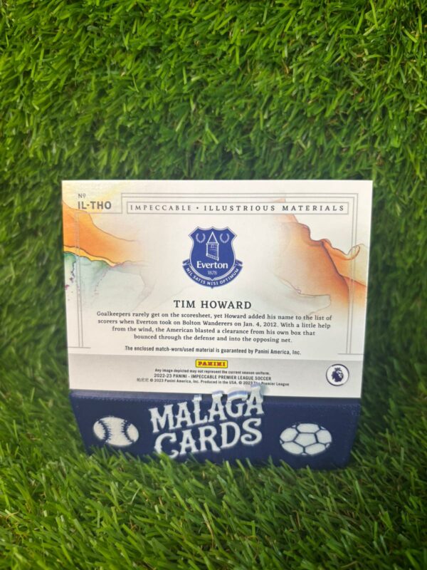 Tim Howard - Panini Impeccable Premier League Soccer 2023-2024 - Patch /25 - Imagen 2