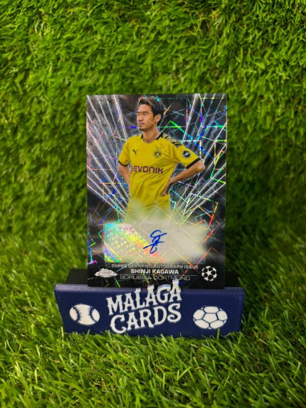 Shinji Kagawa - Cromo Topps Chrome Autograph Borussia Dortmund 2023-2024