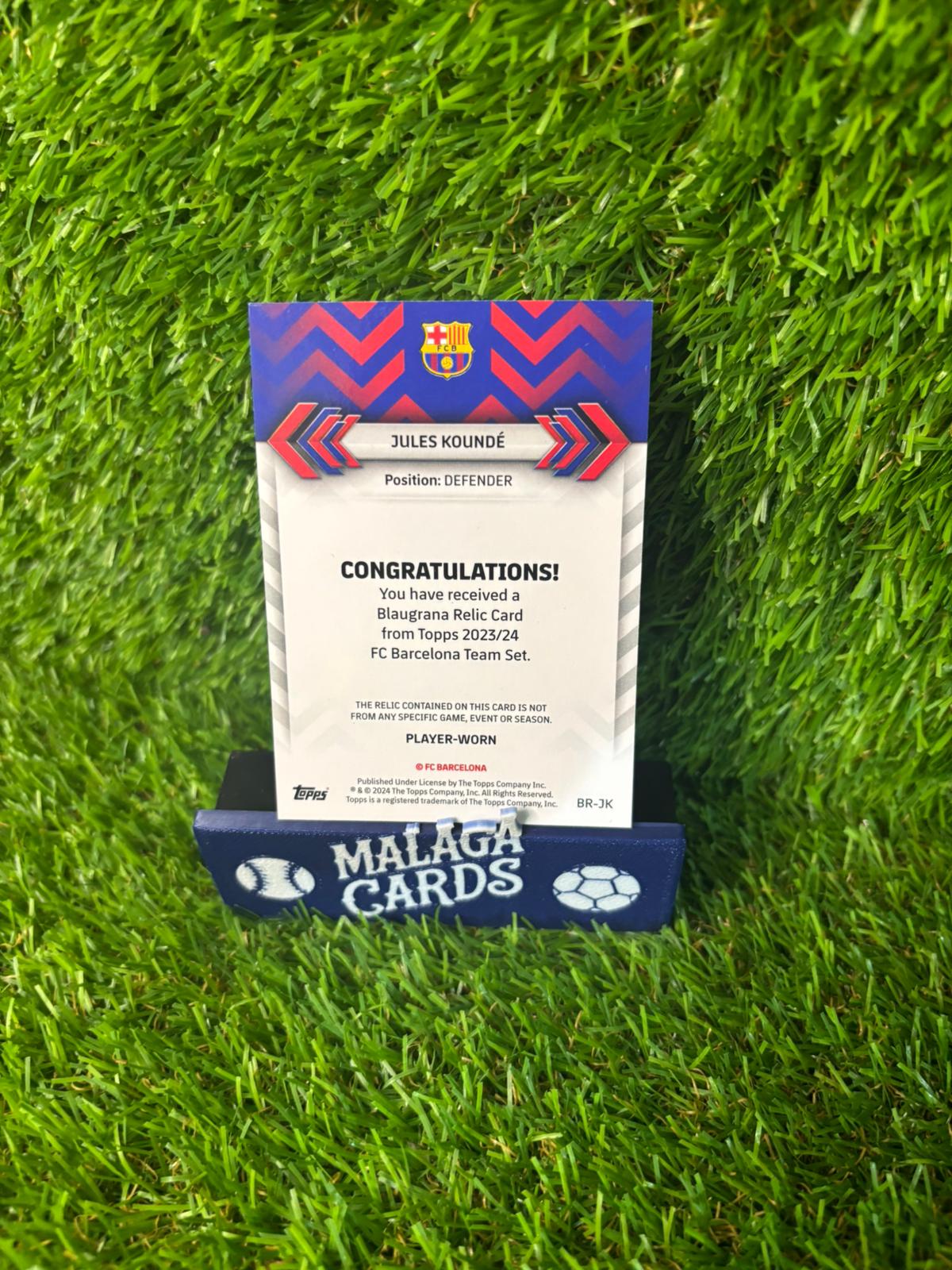 Jules Koundé - Topps Team Set FC Barcelona 2023-24 - Patch /250 - Imagen 4