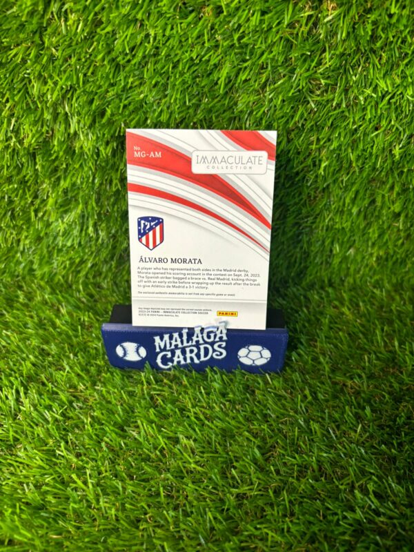 Álvaro Morata - Panini Immaculate 2023-2024 - Patch /99 - Imagen 4