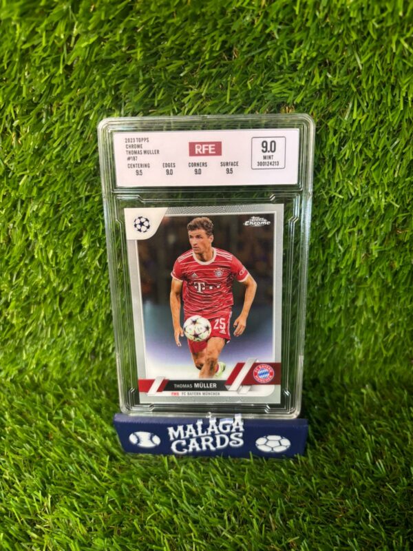 Thomas Müller - Topps Chrome 2023 - Base (Gradeada RFE 9.0)