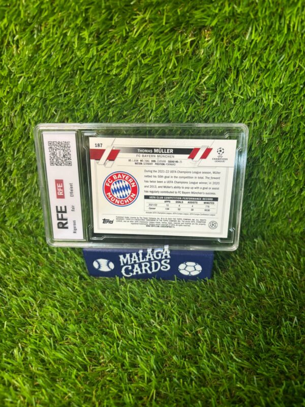 Thomas Müller - Topps Chrome 2023 - Base (Gradeada RFE 9.0) - Imagen 4