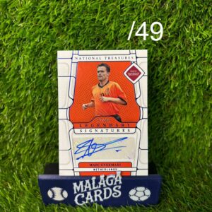 Marc Overmars - Panini National Treasures 2022 - Autógrafo /49