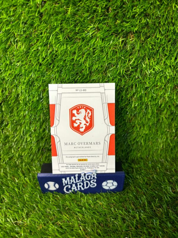 Marc Overmars - Panini National Treasures 2022 - Autógrafo /49 - Imagen 4