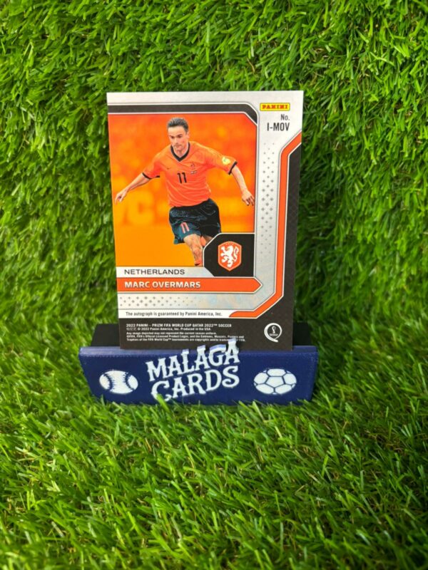 Marc Overmars - Panini Prizm World Cup 2022 - Autógrafo Países Bajos - Imagen 4