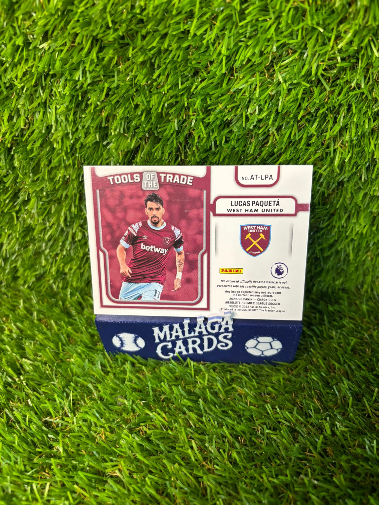 Lucas Paquetá - Panini Chronicles Absolute Premier League 2022-2023 - Patch /99 - Imagen 2