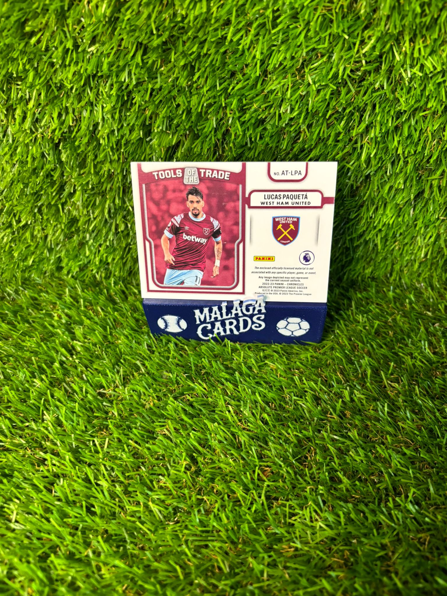 Lucas Paquetá - Panini Chronicles Absolute Premier League 2022-2023 - Patch /99 - Imagen 4