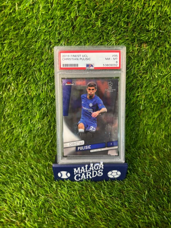 Christian Pulisic - Topps Finest UCL 2019 - Base gradeada NM-MT 8