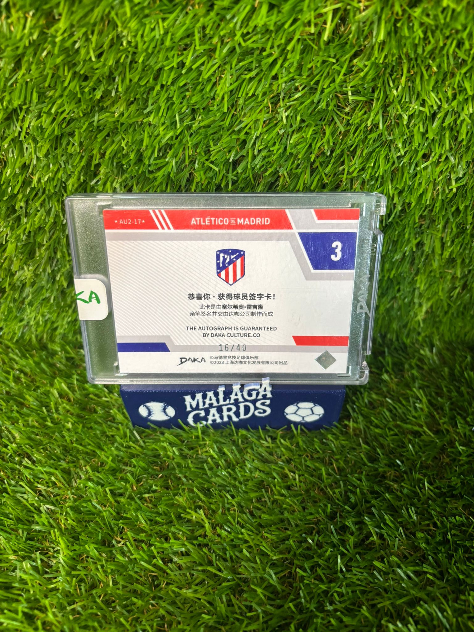 Sergio Reguilón - Daka Atlético de Madrid 2022-2023 - Autógrafo /40 - Imagen 4