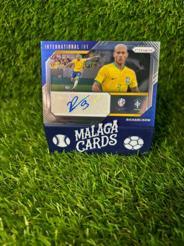 Cromo autografiado Richarlison Brasil Panini Prizm Copa América 2024