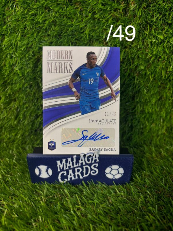 Bacary Sagna /49 - Immaculate 2023-2024 - Autógrafo Francia