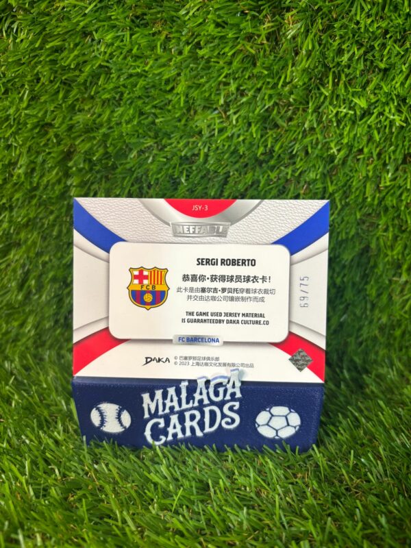 Patch Sergi Roberto FC Barcelona - Daka 2023 - Imagen 2
