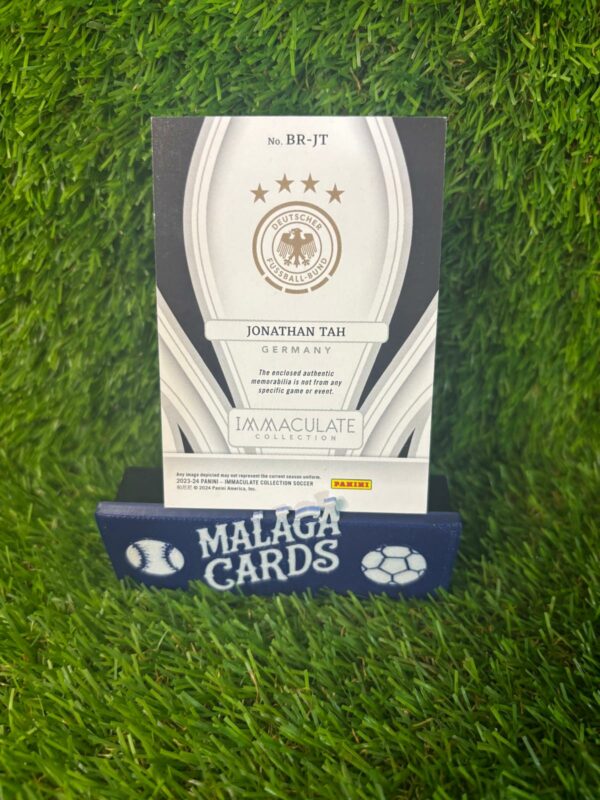 Jonathan Tah - Panini Immaculate 2023-2024 - Patch /30 - Imagen 2