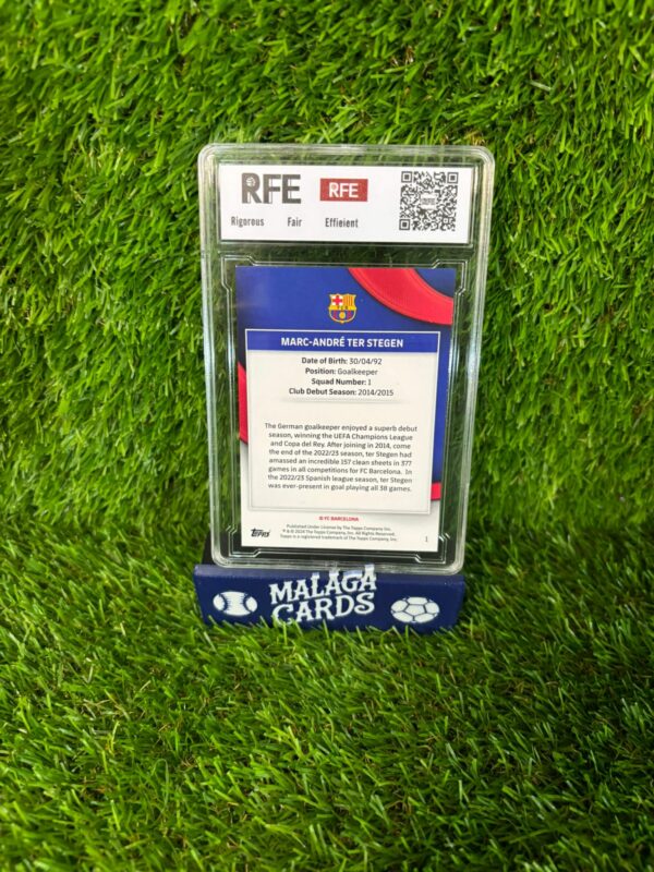 Marc-André Ter Stegen - Topps Team Set FC Barcelona 2023-2024 - Gradeada 9.5 - Imagen 4