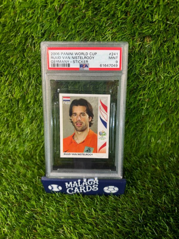 Ruud van Nistelrooy - Panini World Cup 2006 - Sticker gradeado MINT 9