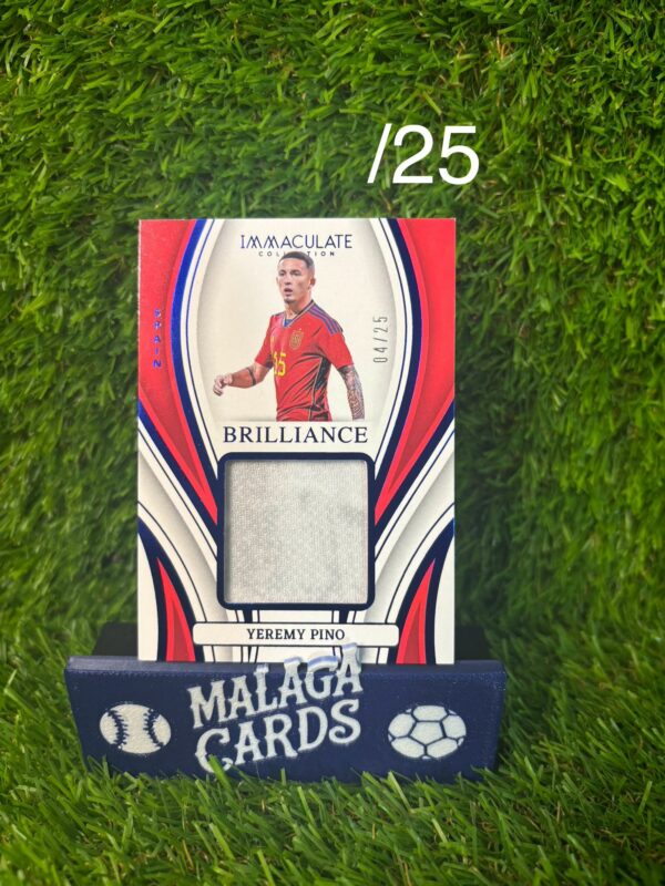 Yeremy Pino /25 - Immaculate 2023-2024 - Patch España