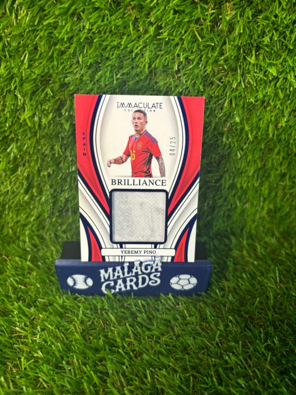 Yeremy Pino /25 - Immaculate 2023-2024 - Patch España - Imagen 3