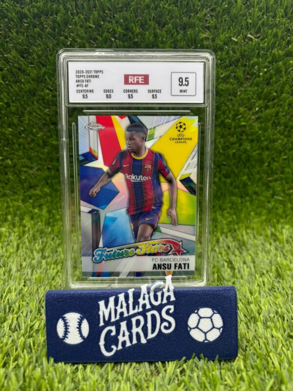 Ansu Fati - Topps Chrome 2020-2021 - Future Stars RFE 9.5
