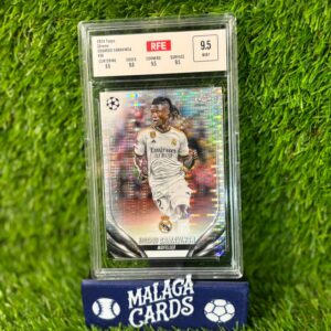 Eduardo Camavinga - Topps Chrome 2024 - Base refractor (RFE 9.5)