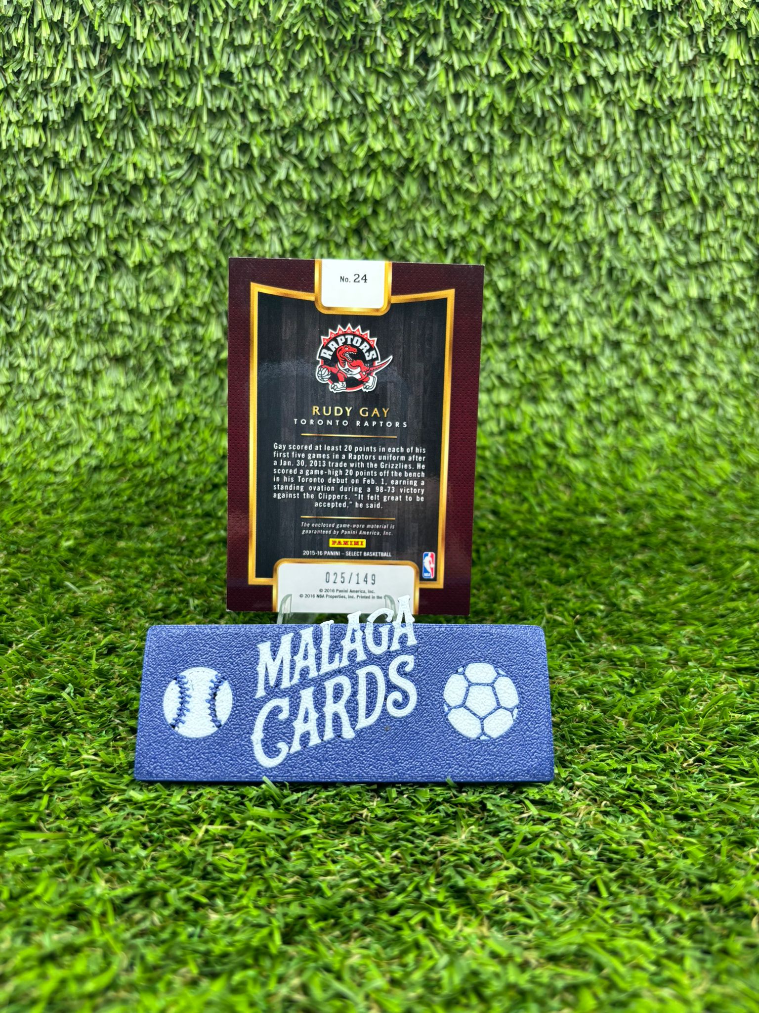 Rudy Gay - Select 2016 - Throwback Patch /149 - Imagen 4