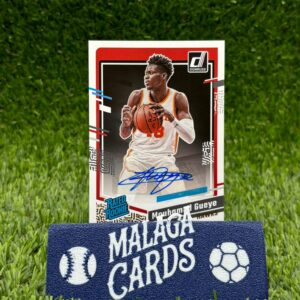Mouhamed Gueye - Panini Donruss 2023-24 - Cromo autógrafo Rated Rookie