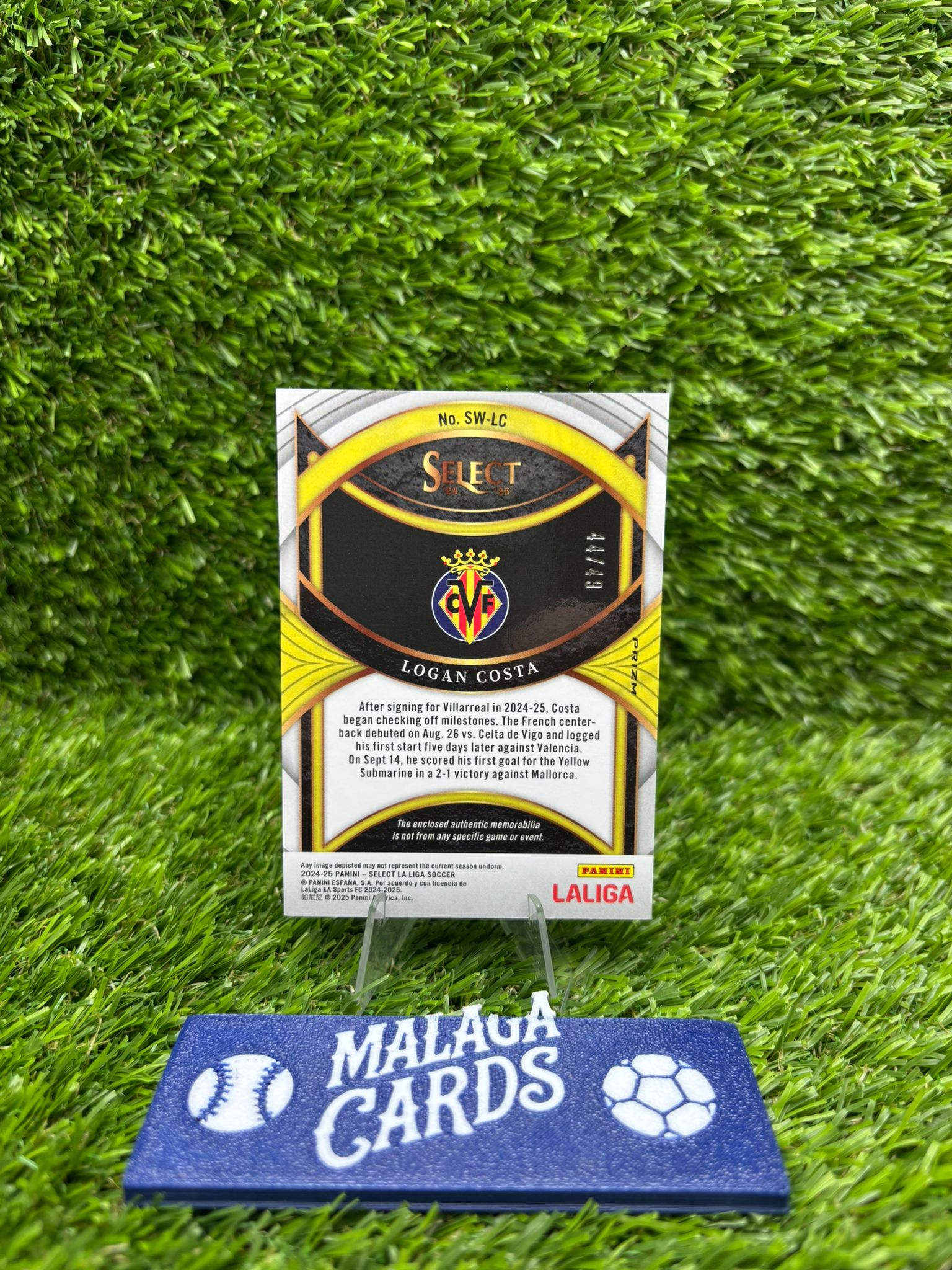 Logan Costa - Panini Select La Liga 2024-25 - Patch /49 - Imagen 2