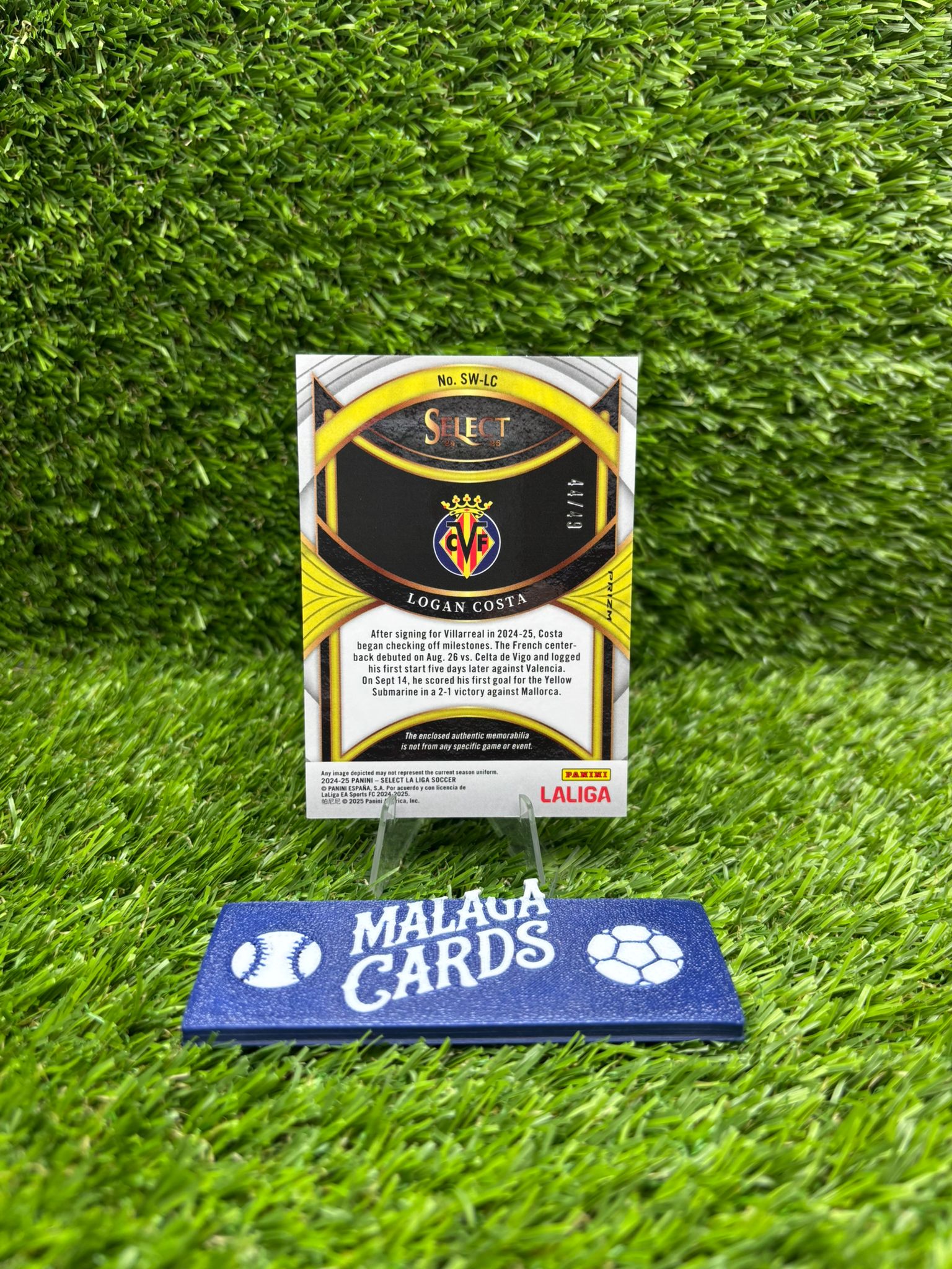 Logan Costa - Panini Select La Liga 2024-25 - Patch /49 - Imagen 4