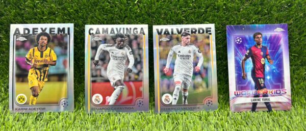 Lote de 10 cromos - Topps Chrome UCL 2025 - Variados inserts - Imagen 3