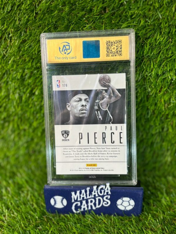 Paul Pierce - Panini Intrigue 2013-14 - Intriguing Players - RPA Grading 8.0 - Imagen 2