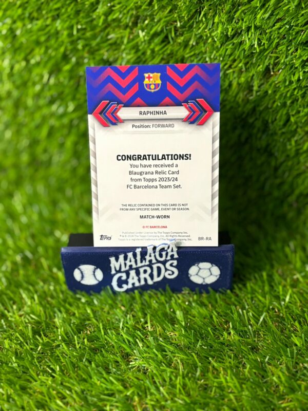 Raphinha - Topps Team Set FC Barcelona 2023-24 - Patch /250 - Imagen 4
