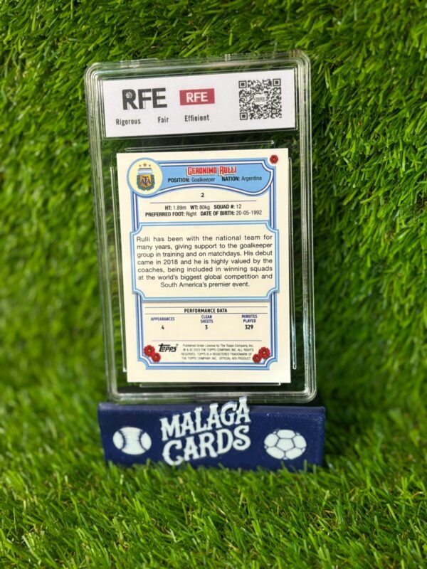 Gerónimo Rulli - Topps AFA 2023 - Base (RFE 9.0) - Imagen 2