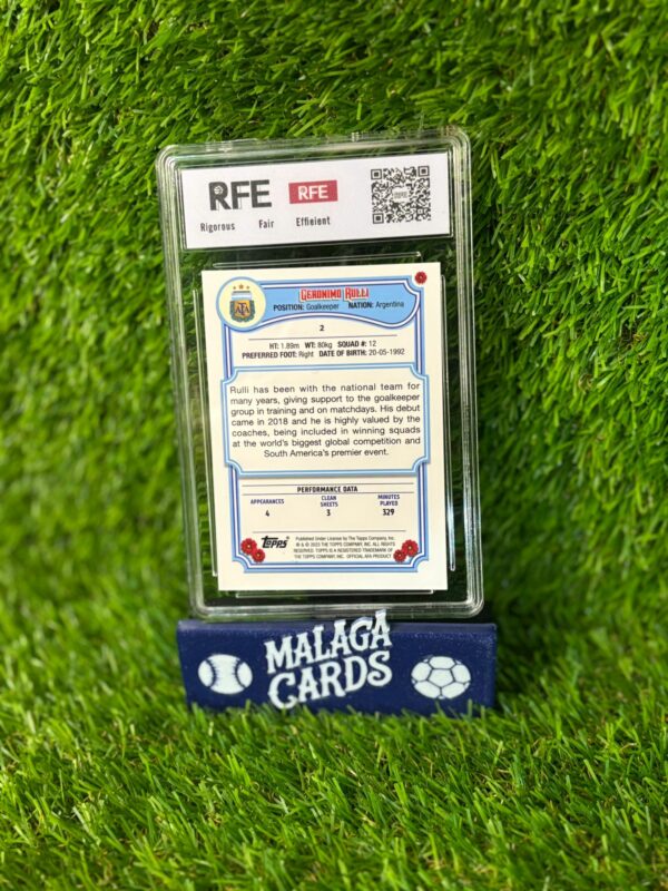 Gerónimo Rulli - Topps AFA 2023 - Base (RFE 9.0) - Imagen 4