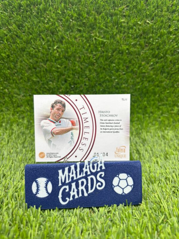 Hristo Stoichkov - Futera Timeless 2023 - Patch Match-Worn /4 - Imagen 2