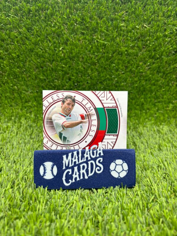 Hristo Stoichkov - Futera Timeless 2023 - Patch Match-Worn /4 - Imagen 3