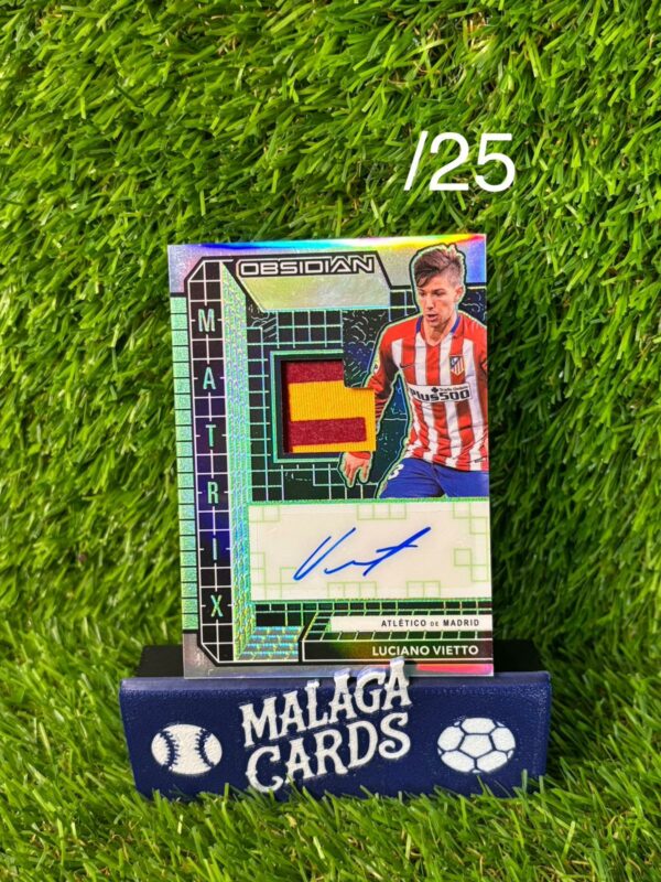 Luciano Vietto - Panini Obsidian Soccer 20-21 - Patch Autograph /25